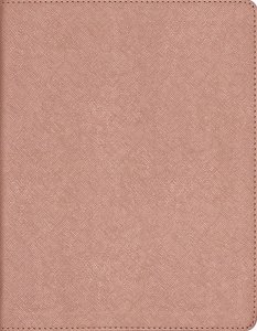 NIV, Beautiful Word Bible, Updated Edition, Peel/Stick Bible Tabs, Leathersoft, Pink, Red Letter, Comfort Print