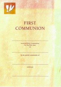 First Communion Peach / Cream - Pack of 10