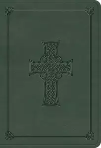ESV Value Large Print Compact Bible (TruTone, Quiet Forest, Celtic Cross Design)