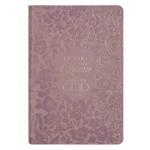 Journal Slimline Purple Be Still and Know Ps. 46:10