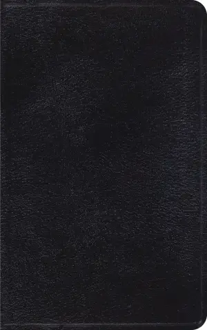 ESV Thinline Bible, Red Letter (Genuine Leather, Black)