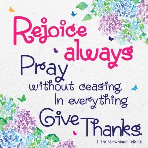 Rejoice Always Seeded Card