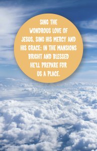 Funeral Bulletin: Sing the Wonderous Love (Package of 100)