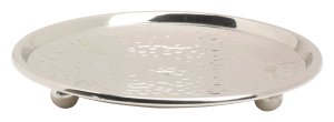 Nickel Plated Candlestick Plate D 12 cm Inside