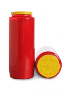 7 Day Red Angela Sanctuary Candle Lights - Pack of 20