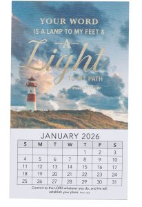 2026 Mini Magnetic Calendar Light to My Path