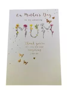 On Mother's Day Single Card
