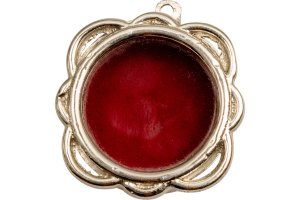 Nickel Plated Pocket Reliquary D 2.5 cm