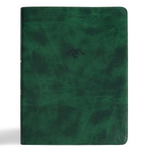CSB Men of Character Bible, Revised and Updated, Forest LeatherTouch, Indexed