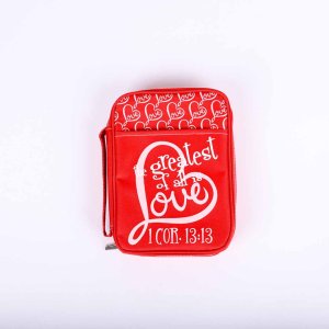 The Greatest Is Love Red Bible Cover - Medium