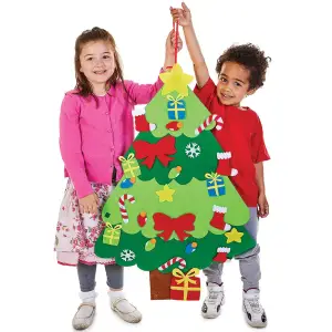Giant Christmas Tree Felt Wall Hanging