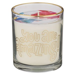 Glass Candle You Are Amazing