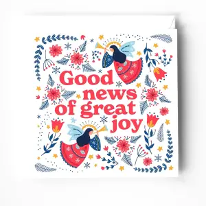 Good News of Great Joy (Pack of 5) Christmas Cards - Christian Poster Company