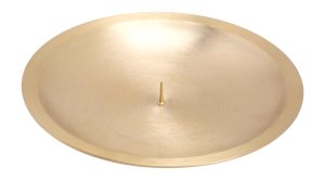 Matt Candlestick Plate with Thorn D 16 cm