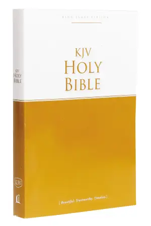 KJV Economy Bible, Gold, Paperback, Plan Of Salvation, 30-Day Reading Plan, Sectional Headings