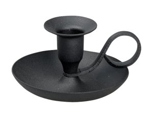 Black Classic Candle Holder H 5 cm