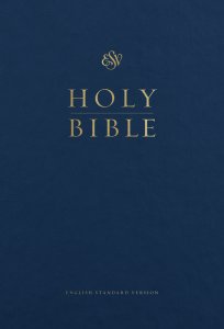 ESV Pew and Worship Bible, Large Print (Hardcover, Blue)