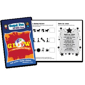 GLOW Activity Books and Gospel Fun For Little Ones (Pack of 12) - Age 3-6