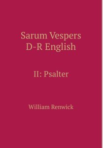 Sarum Vespers D-R English II: Psalter
