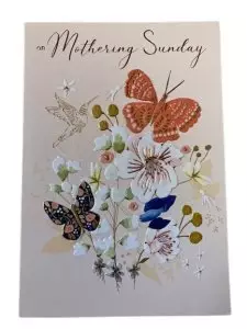 On Mothering Sunday Single Card
