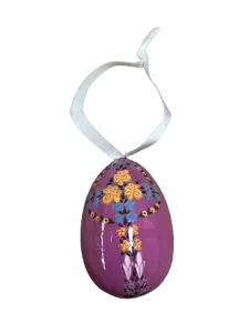 Large Hanging Egg - Purple