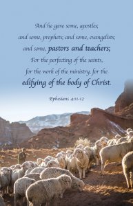 Pastor Appreciation Bulletin: And He Gave (Package of 100)