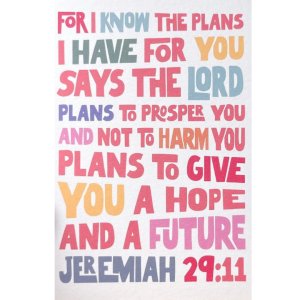 For I Know The Plans I Have For You 10 Pack Postcards