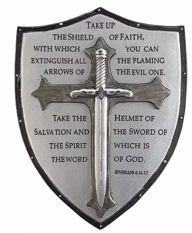 Wall Plaque-Armor Of God (6.5")