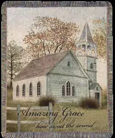 Throw-Amazing Grace-Tapestry (50" x 60")