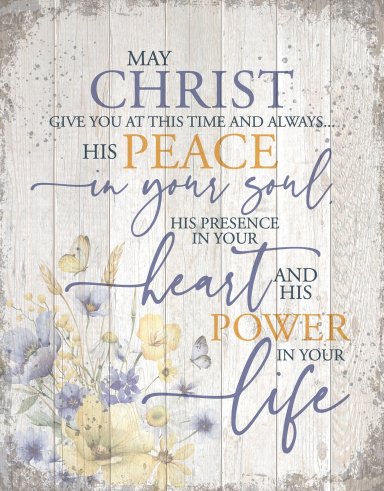 Wall Plaque-Timberland Art 11.75X15-May Christ