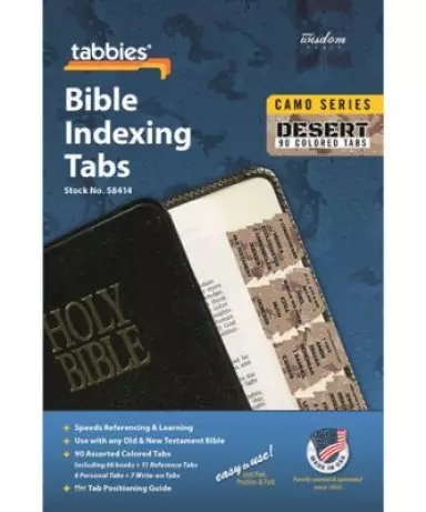 Bible Index Tabs Camo 'Desert'