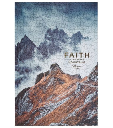 Faith Can Move Mountains 1000-piece Puzzle - Matthew 17:20