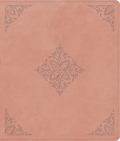 ESV Journaling Bible, Red Letter (TruTone, Blush Rose, Fleur-de-lis Design)