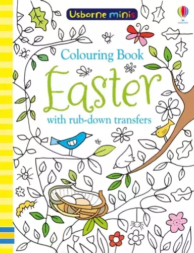 Colouring Book Easter With Rub Downs