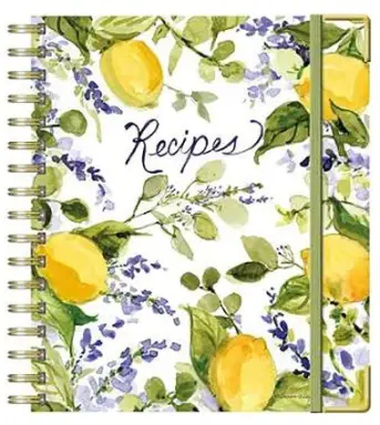 Journal-Recipe-Lemon Grove (9.5" x 10")