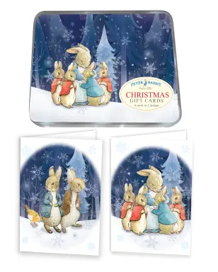 8 Cards In Tin - Mrs Rabbit & Children