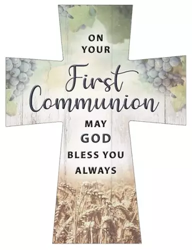 Resin Standing Communion Cross
