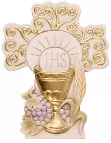 Resin Communion Symbolic Cross 4 1/8 inch