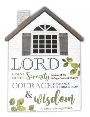 Serenity Prayer House Plaque