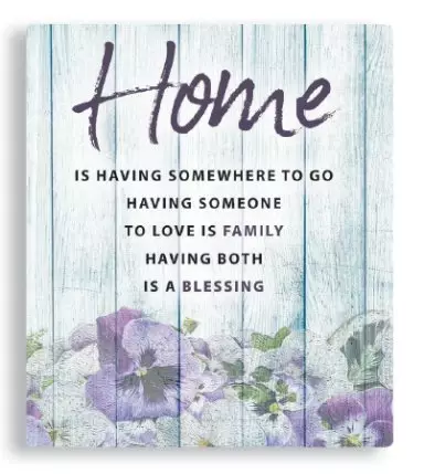 Porcelain Plaque/Home - Family Blessing