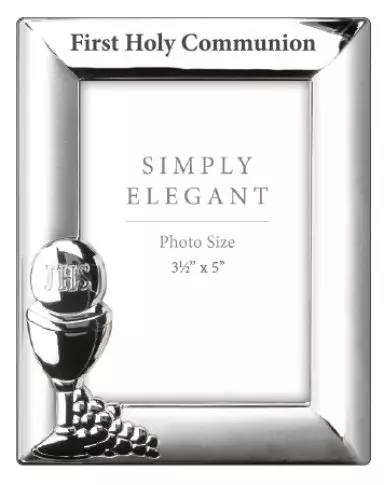 Silver Plated Communion Photo Frame