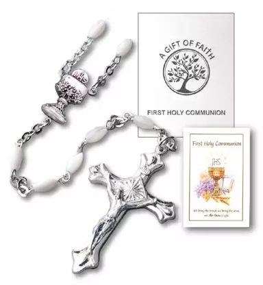 Mother of Pearl Communion Rosary