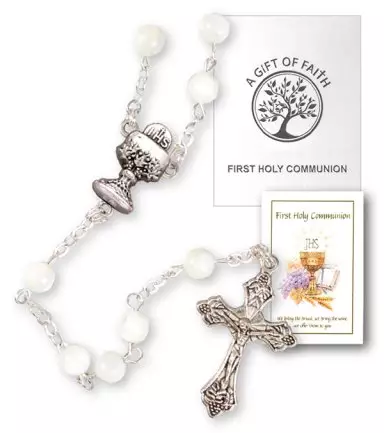 Mother of Pearl Communion Rosary