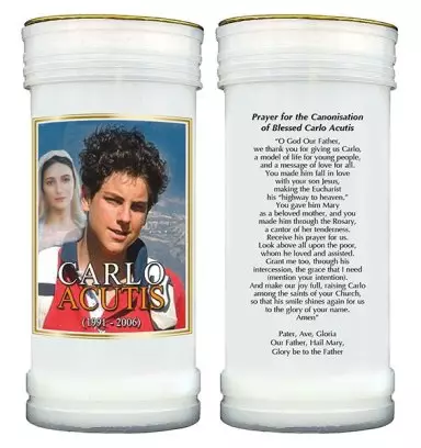 Pillar Candle - Carlo Acutis