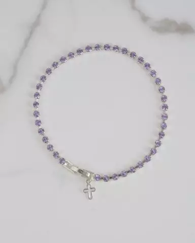 Swarovski Crystal Violet Bracelet