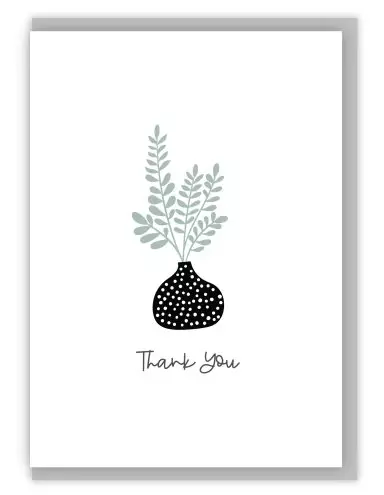 'Thank You' (House Jungle) A6 Greeting Card with bible verse inside