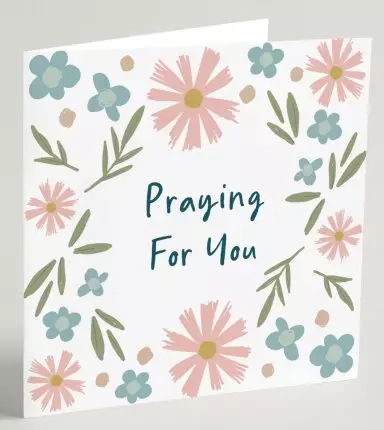 'Praying for You' Greeting Card & Envelope