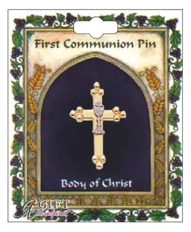 Communion Brooch/Cross & Chalice