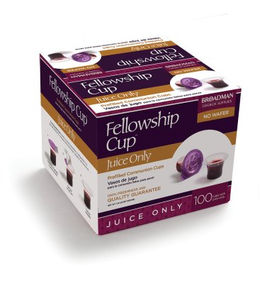 Fellowship Cup Juice Only Box Of 100