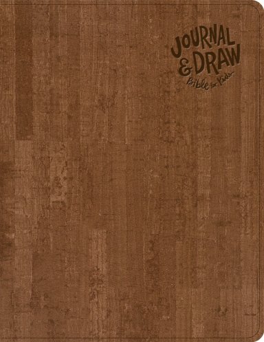 CSB Journal and Draw Bible for Kids, Brown Cork